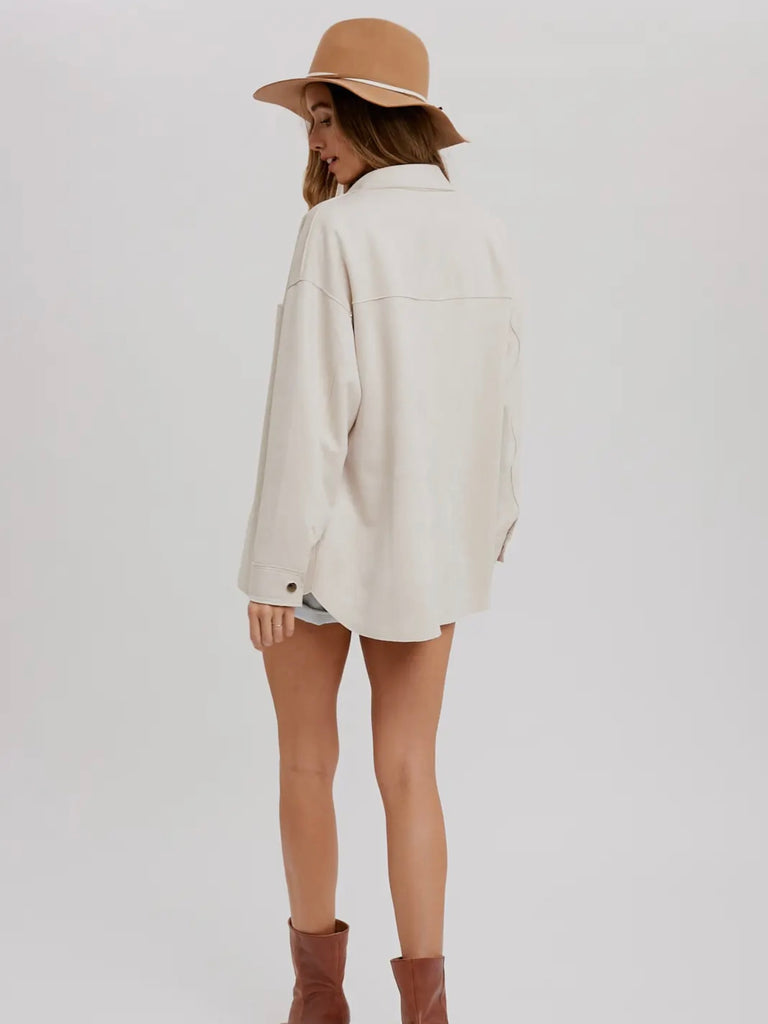 Dutton Oversized Suede Jacket