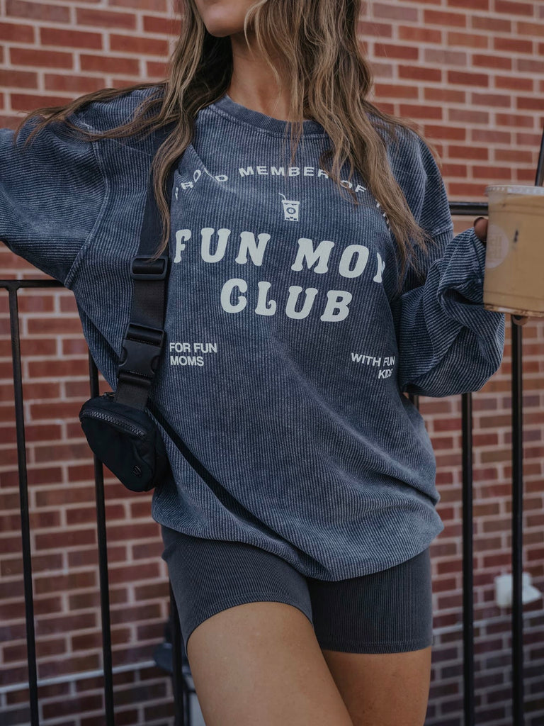 fun mom club sweatshirt