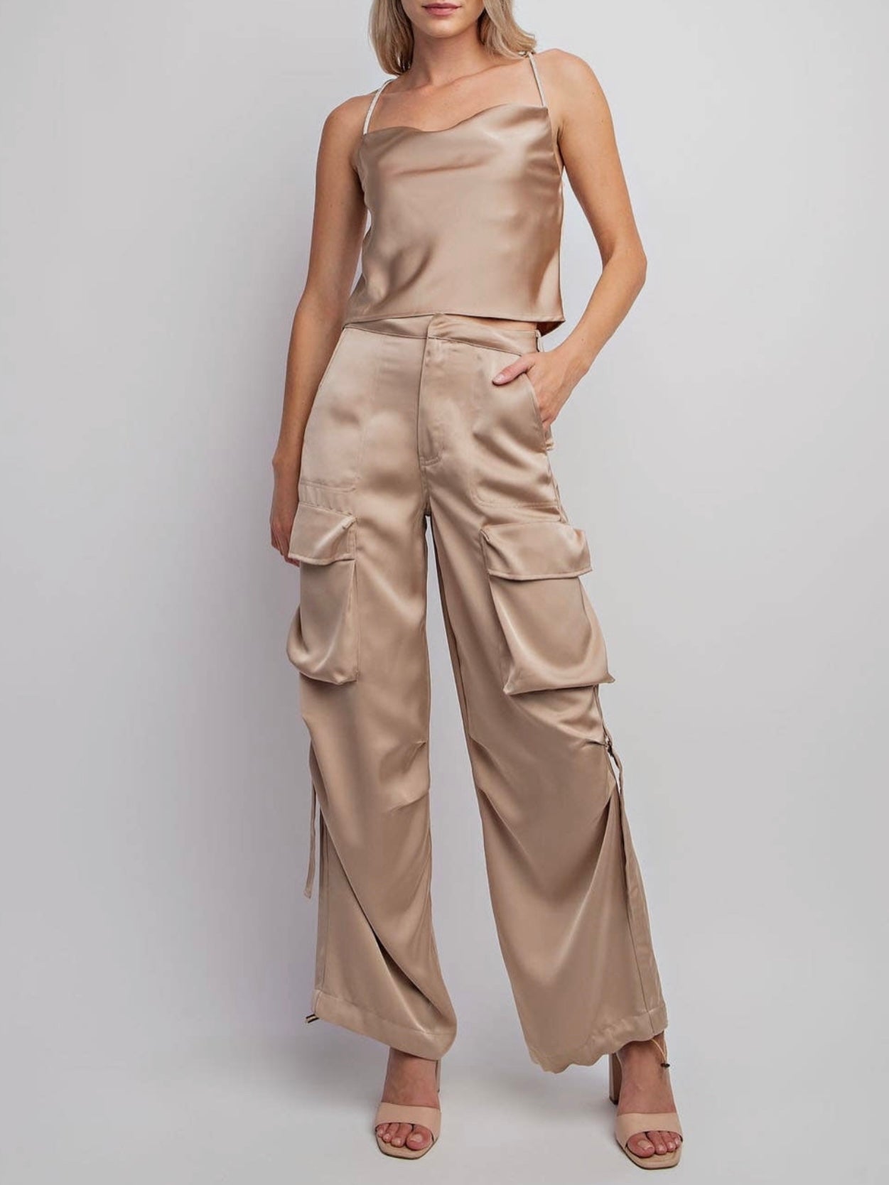 パンツ STATE OF MIND  satin cargo pants STATE OF MIND（ステートオブマインド）｜satin cargo pants